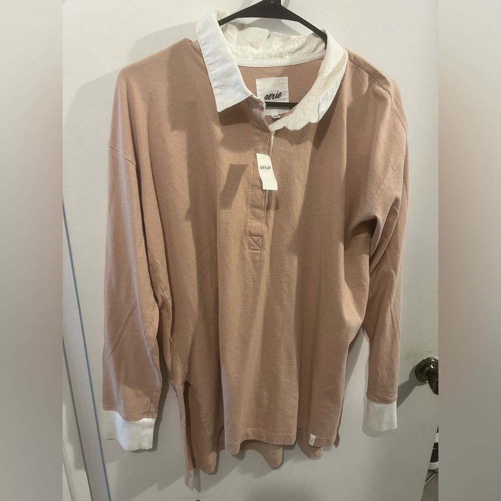 Aerie longsleeve oversized shirt
